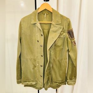 Free People Army Green Jacket Size XS
